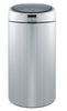 Metallic Grey 45 Litre - Soft Press Top Opening Stainless Steel Bin