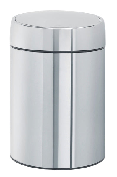 Brabantia slide sanitary bin in mirror stainless steel