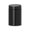 Brabantia slide touch sanitary bin in black