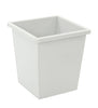 27 Litre waste paper bin with tapered bodyand protective rim