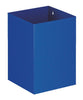 Square powder coated waste bin with 21 litre capacity