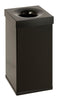 Fire-safe Carro flame waste bin in a modern square design.