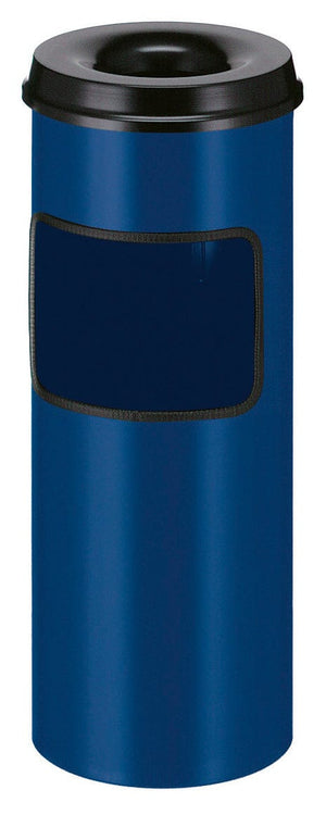 Litter Bin with Cigarette Disposal Available in 5 Colours - 30 Litre