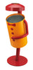 50 litre Powder Coated Steel Clown Fun Bin with Ashtray Lid and Removable Inner Liner.