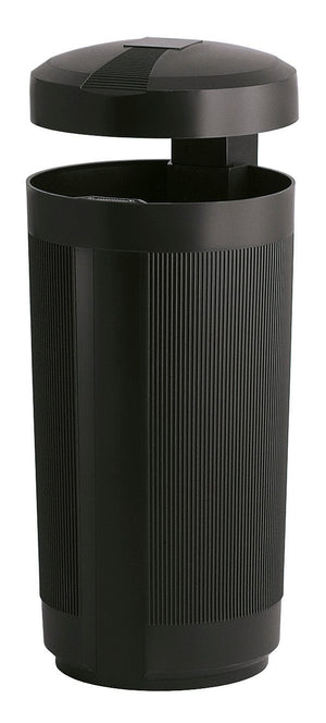 Outdoor Litter Bin with Rain Cover - 50 Litre