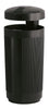Outdoor Litter Bin with Rain Cover - 50 Litre