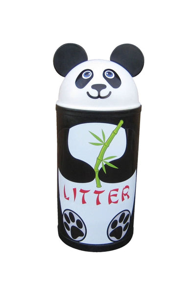 Animal kingdom panda bin holding bamboo