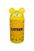 Animal kingdom lion litter bin in yellow
