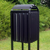 Anti Vandal Litter Bin - 85 kg