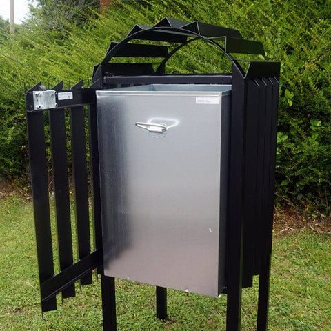Anti Vandal Litter Bin - 112 Litres