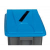 Blue Lid with a Slot Aperture For 80 Litre Recycling Bin