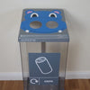 Box Cycle Novelty Animal Recycling Bins - 60 Litre