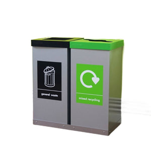 Double Box Cycle Recycling Bins - 120 & 160 Litre Available