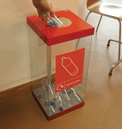 Single Box Cycle Recycling Bin - 60 & 80 Litre Available