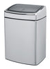 Brabantia 10L Rectangular Bin - Soft Touch Top Opening in Stainless Steel Finish