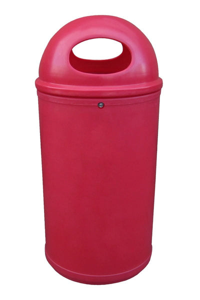 90 Litre Classic Litter External Bin in Red.
