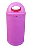 90 Litre Classic Litter External Bin in Pink.