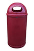 90 Litre Classic Litter External Bin in Maroon.