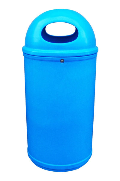 90 Litre Classic Litter External Bin in Light Blue.