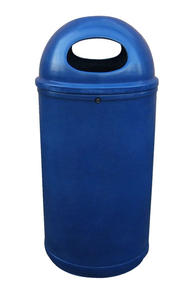 90 Litre Classic Litter External Bin in Dark Blue.