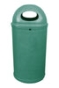 90 Litre Classic Two Way Aperture Litter Bin in Emerald.