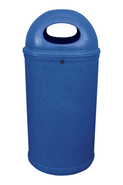 Classic External Litter Bin with lift off lid in Sapphire.