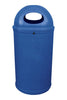 Classic External Litter Bin with lift off lid in Sapphire.