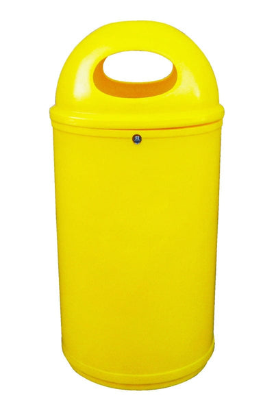 90 Litre Classic Litter External Bin in Yellow.