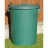 Coloured Outdoor Plastic Dustbin with Lockable Lid - 110 Litre