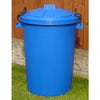 Coloured Outdoor Plastic Dustbin with Lockable Lid - 85 Litre