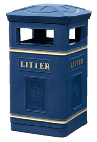 The Compass Litter Bin - 112 Litres