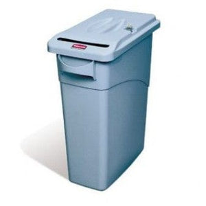 Slim Jim Confidential Paper Recyling Bin with Lock - 60 Litre