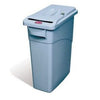 Freestanding 60 litre recycling bin with confidential lid lock with key