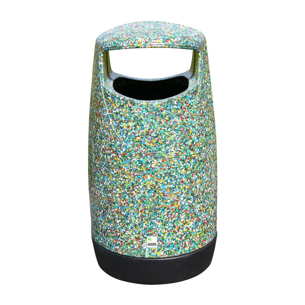 85 Litre Capacity Consort Smart-E Litter Bin made from 100% recycled plastic chippings.