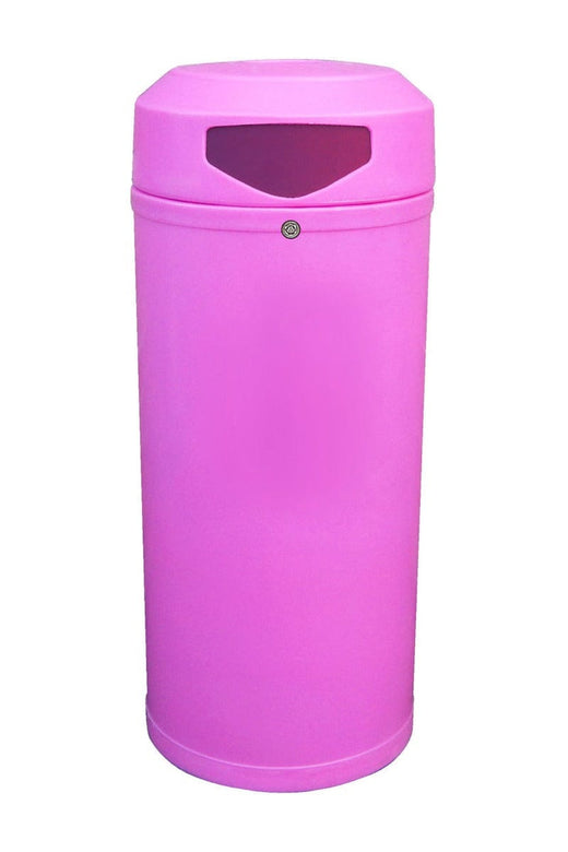 52 litre PinkContinental Outdoor Litter Bin