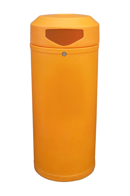 52 litre Orange Continental Outdoor Litter Bin