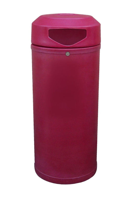 52 litre Maroon Continental Outdoor Litter Bin