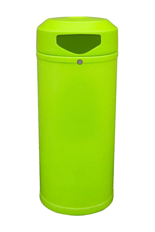 52 litre Lime Continental Outdoor Litter Bin