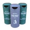 Medium Continental Outdoor Litter Bin - 90 Litre