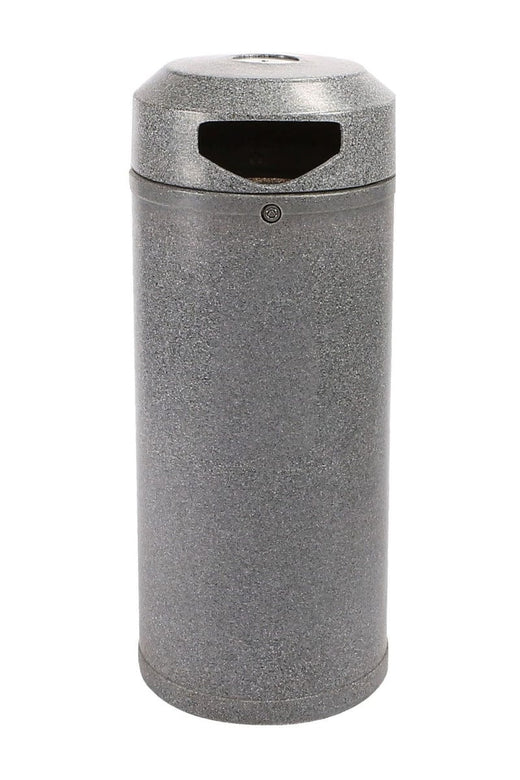Pale Granite Continental Outdoor Litter Bin with Lock & Key to Prevent Tampering