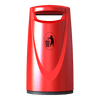 Twist Lock Freestanding External Litter Bin - 90 Litre