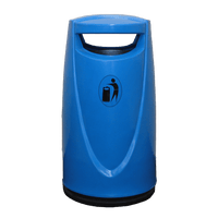 Twist Lock Freestanding External Litter Bin - 90 Litre