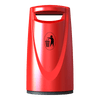 Twist Lock Freestanding External Litter Bin - 90 Litre