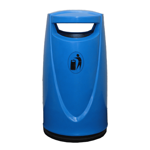 Twist Lock Freestanding External Litter Bin - 90 Litre
