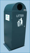 Dome Top Outdoor Litter Bin - 120 Litre