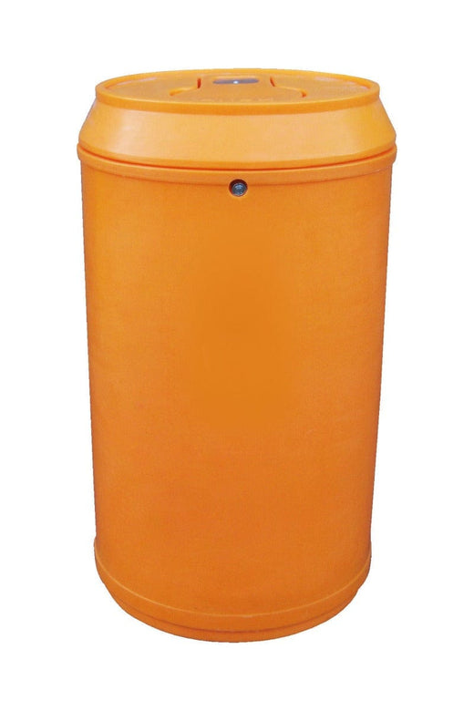 Orange Colored Drinks Can Novelty Litter Bin 90 litre waste capacity.