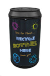 Blackboard Drinks Can Recycling Bin - 130 Litre