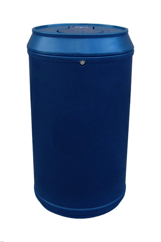 Dark Blue Drinks Can Novelty Litter Bin with a weighted base.