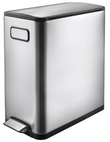 EKO Ecofly Slim Two Compartment Recycling Bin - 40 Litre