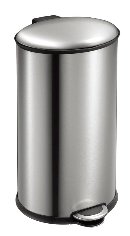 EKO Ellipse Step Bin in a compact sleek form, with a generous waste collecting capacity.